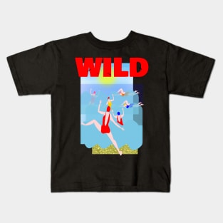 WILD SWIMMING Kids T-Shirt